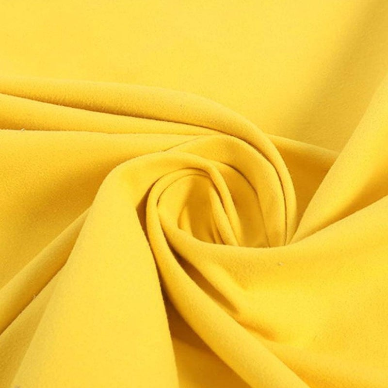 VOCOOL Lounge Chair Cover Beach Towels Covers Microfiber Pool Chair Towel with Pockets for Summer Holidays Sunbathing Garden Sun Lounger, Yellow - Image 4